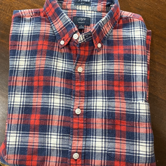 J Crew plaid button down - Picture 3 of 3